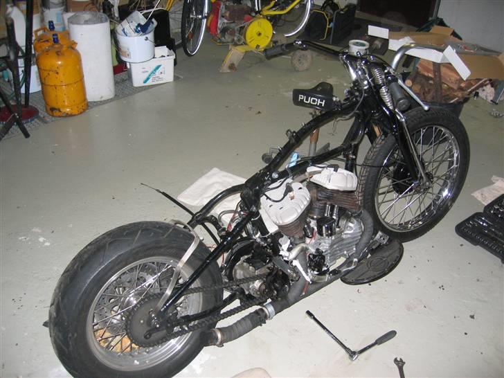 Harley Davidson WLC Bobber - Er gået igang med at Bobbe den - så der er klar til sommeren!! billede 1