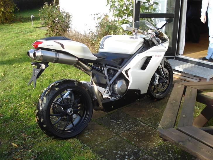 Ducati 848 - På vej i vinterhi ! billede 8