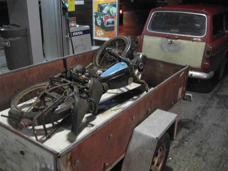 DKW rt125/2 E - På traileren efter Hippolyta, min ´67 Amazon HGV. billede 7