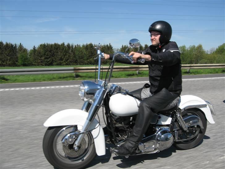 Harley Davidson FLH1200 Shovelhead - på vej til SuperRally 08 i Fredericia, inden airbrush. billede 3