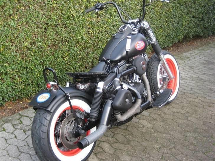 Harley Davidson bobber med turbo *Solgt* billede 2