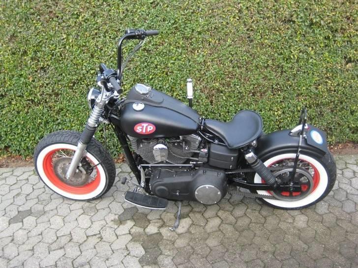 Harley Davidson bobber med turbo *Solgt* billede 3