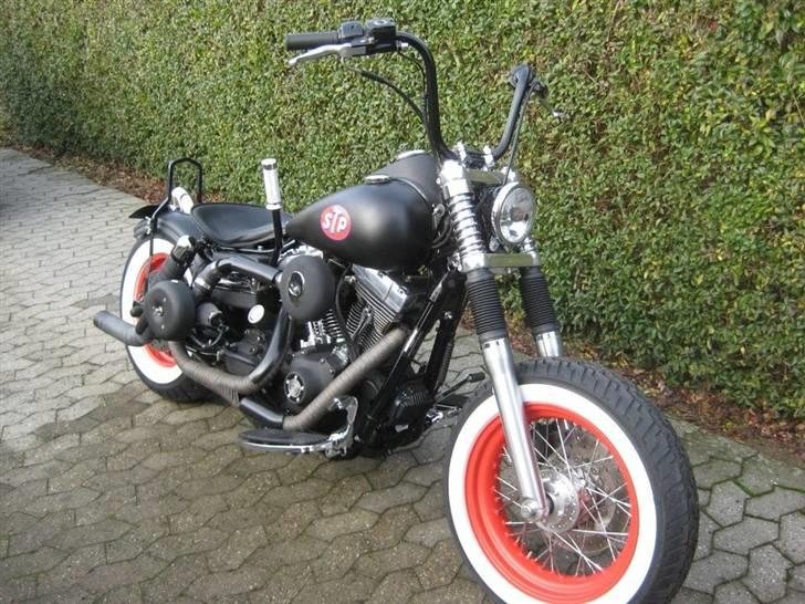 Harley Davidson bobber med turbo *Solgt* billede 4