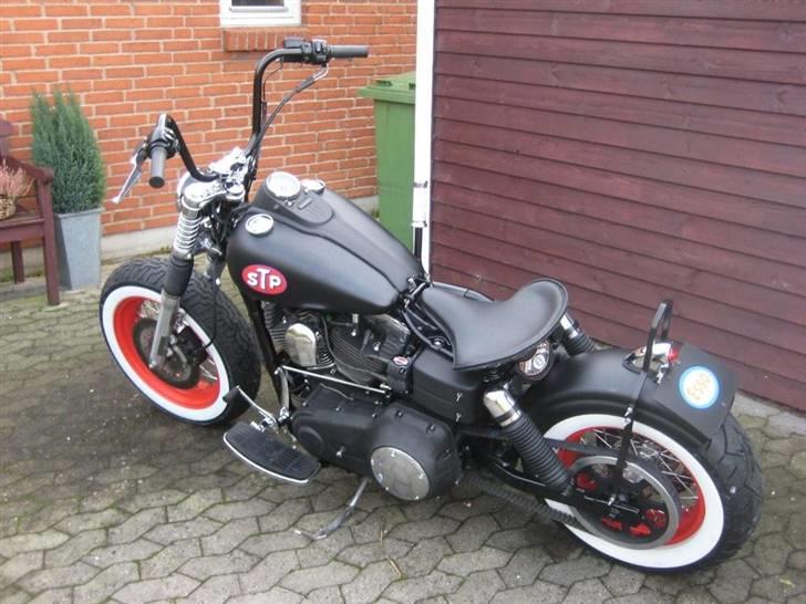 Harley Davidson bobber med turbo *Solgt* billede 6