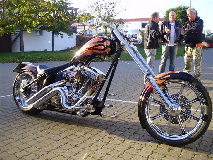 Harley Davidson Costum Bike - Costum Bike, Fire Fox, bygget i Uslar Tyskland, kåret med en 2 plads World Championship 2006 i Mainz billede 1