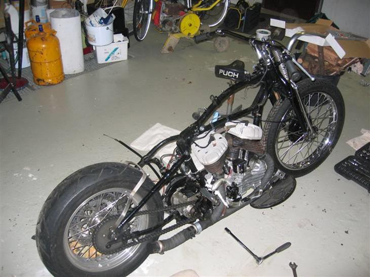 Harley Davidson WLC Bobber - Er gået igang med at Bobbe den - så der er klar til sommeren!! billede 1