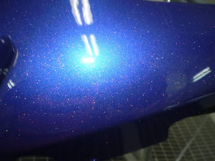 Hyosung gt 650 - lige lakeret, orginal bundfarve og lys grøn effekt med sølv-kobber billede 12