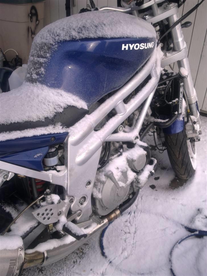 Hyosung gt 650 - inden stel blev malet billede 16