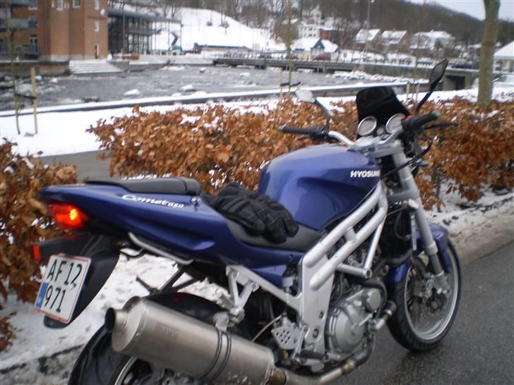 Hyosung gt 650 - 12/1-10 ved slusen i silkeborg billede 18