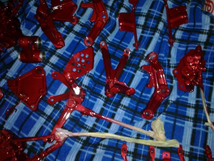 Hyosung gt 650 - candy røde fodhvilere,calibere m.m billede 19