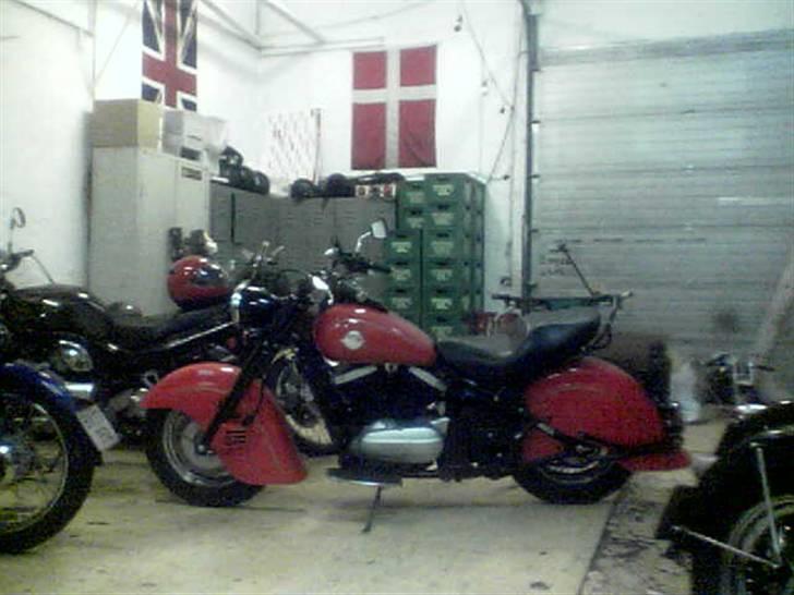 Kawasaki VN 800 DRIFTER - Lidt dårligt billede nede fra MC-klubben, med en mobil... billede 4