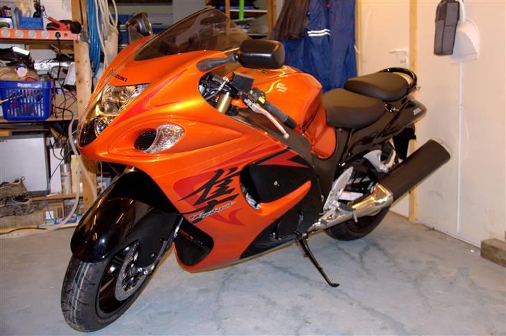 Suzuki Hayabusa gsxr1300 - Sådan så den ud før de nye potter kom på billede 6