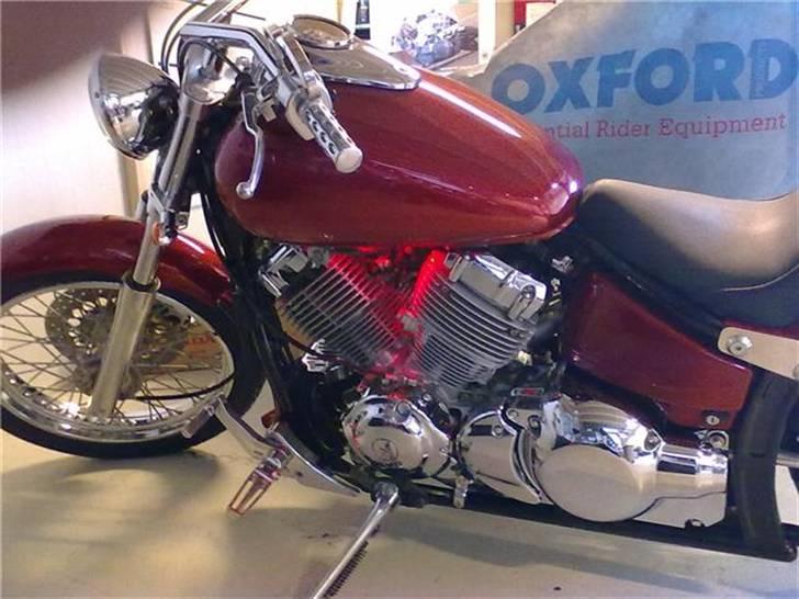 Yamaha XVS 650 (SOLGT) - Så fik jeg mit røde lys på den. billede 10