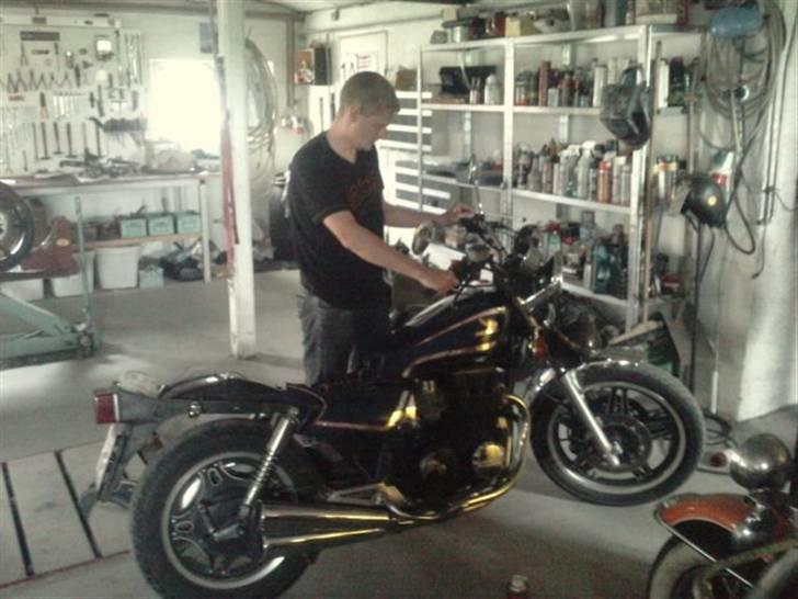 Honda CB 650 SC  - Blink kontakt lavet og afprøves (Virker ikke igen)  :-(  billede 10