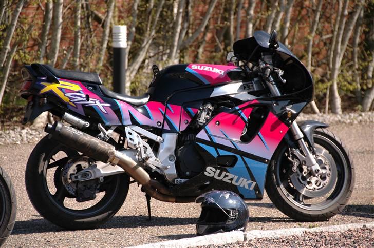 Suzuki Gsxr 750w - Sådan så den ud sa jeg købte den . billede 1