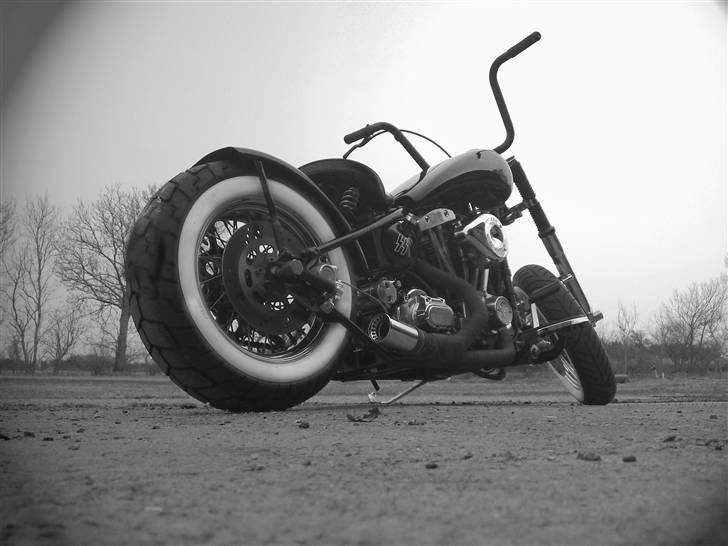 Harley Davidson Panhead FL/shovel pojekt - Endelig færdig med olietank. . ;) billede 4