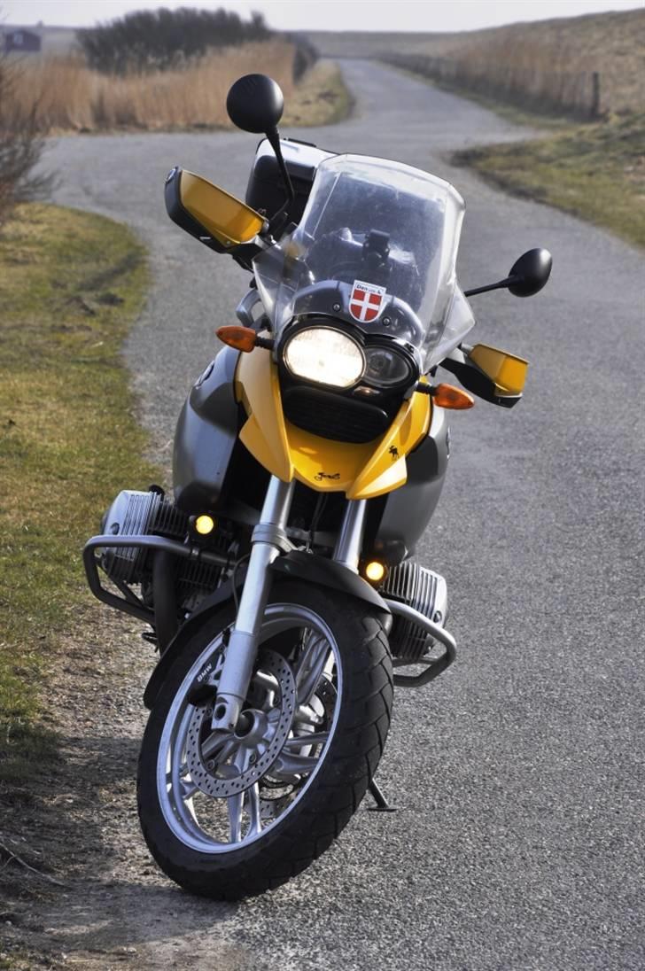 BMW R1200GS - Fik nye håndbeskyttere i gult monteret (-; - synlighed og pynt *s* billede 18