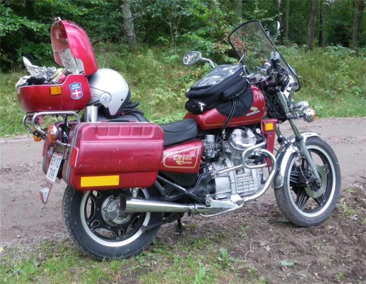 Honda cx 500 c - Kaffepause på Søderåsen 2009 billede 1