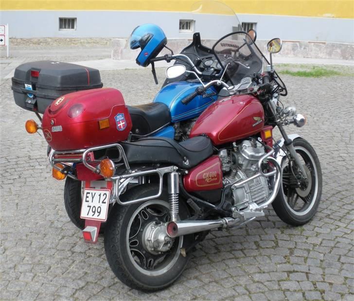 Honda cx 500 c - 2 CX på Stege Torv billede 3