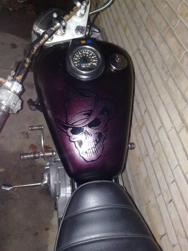 Suzuki Ls Savage - Et lille country skull stick skal der til. billede 10