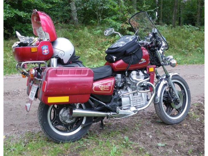 Honda cx 500 c - Kaffepause på Søderåsen 2009 billede 1