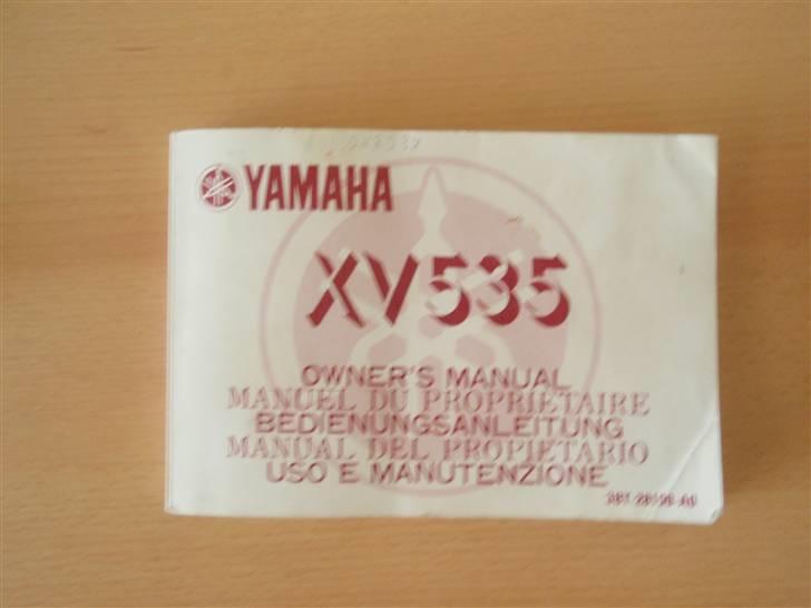 Yamaha xv535 - Manualen er rar at have billede 1