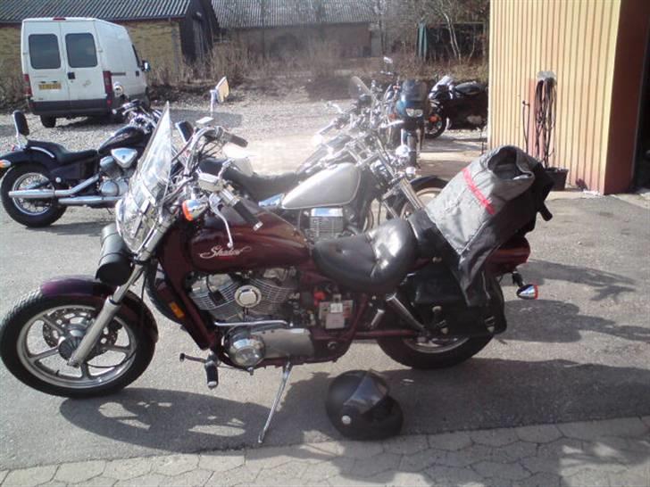 Honda vt 1100 shadow - som den så ud da jeg hentede den billede 1