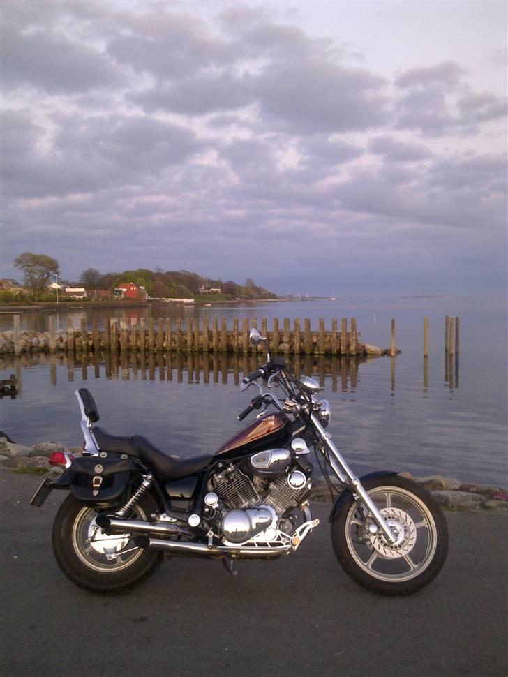 Yamaha Virago XV 1100 - En aften på havnen i Faaborg ! billede 17