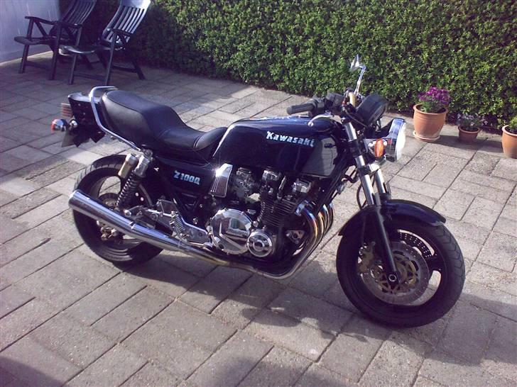 Kawasaki Z 1000 J - Første opstart efter overhaling af karburatorer.. billede 2