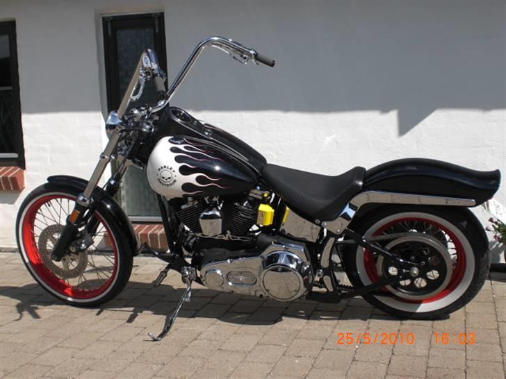 Harley Davidson Fxstc - Så blev den endelig færdig..   :O) billede 10