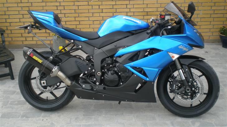 Kawasaki Zx6r "SOLGT" billede 10