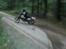 Honda XR 600 - Sakset fra buddys helm-cam - Udskridning under sving.