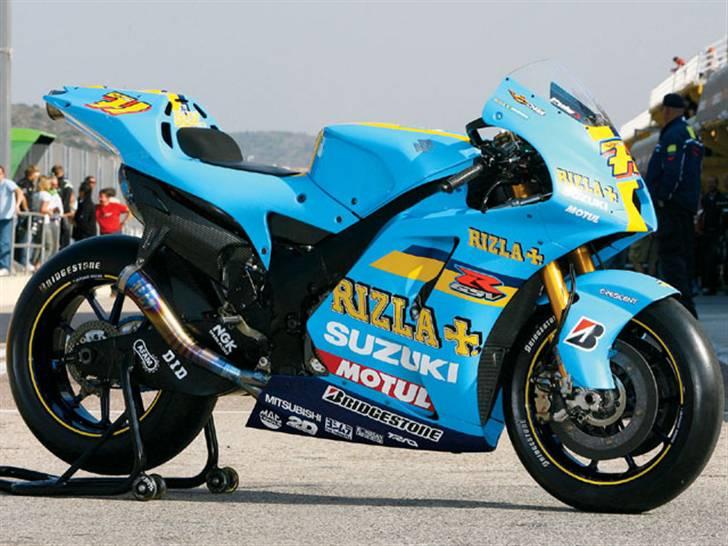 Suzuki GSX750F - Rizla lakering - MotoGP 2007 maskine hvor lakeringen er taget fra billede 18
