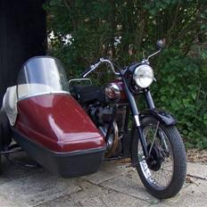 BSA M21S Sidevogn