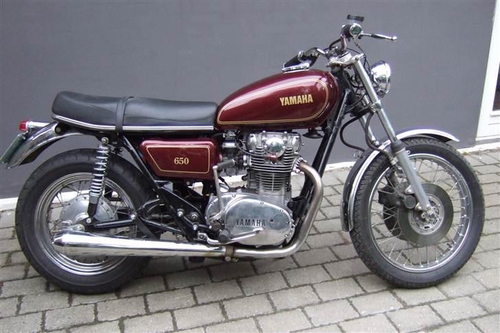 Yamaha xs 650 - så er vinterens arbejde færdig. mangler lige et 18" baghjul billede 2
