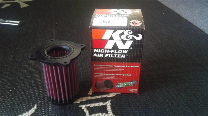 Suzuki GS 500 E - K&N Air Filter. Den er monteret & det lyder super godt.. billede 14