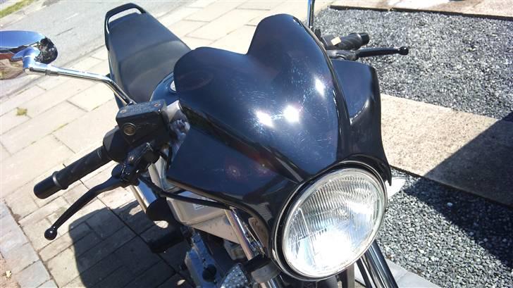 Suzuki GS 500 E - Halvkåbe med tonet farve og sort greb.. billede 17