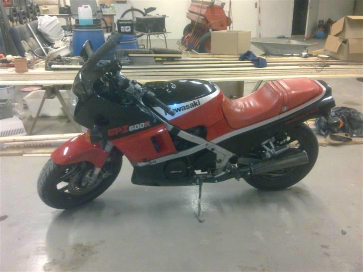 Kawasaki GPZ 600R - Lige kommet hjem billede 4