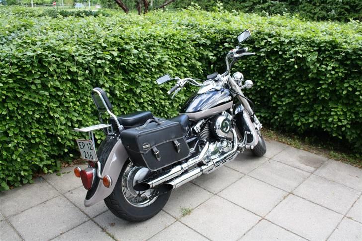 Yamaha Dragstar Classic - SOLGT - Sådan så den ud da jeg fik den billede 2