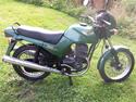 Jawa 350 blue style