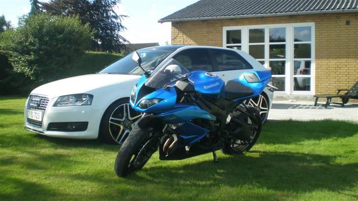 Kawasaki Zx6r "SOLGT" - Bilen i Baggrunden audi a3 årg. 2009 2,0 TDI :-) billede 17