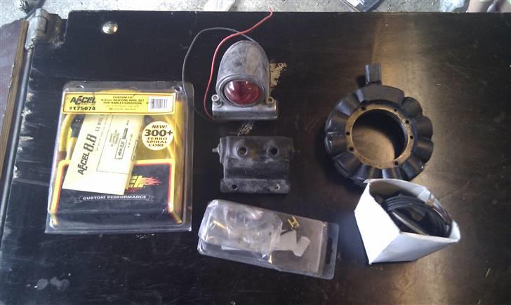 Harley Davidson Sportster XLH 1000"SOLGT" - Nye og gamle tændingsdele (Sportster) + voltpack og stator til bigtwin billede 17