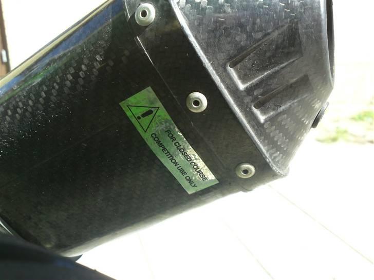 Kawasaki ZX6R - For closed course competition use only billede 10