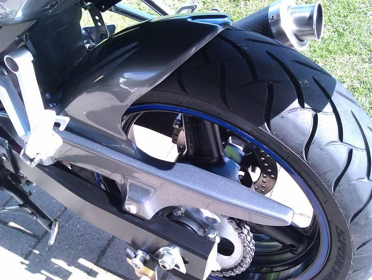 Suzuki SV 650S K9 - Org.Suzuki hugger,blå rimstripes. billede 15