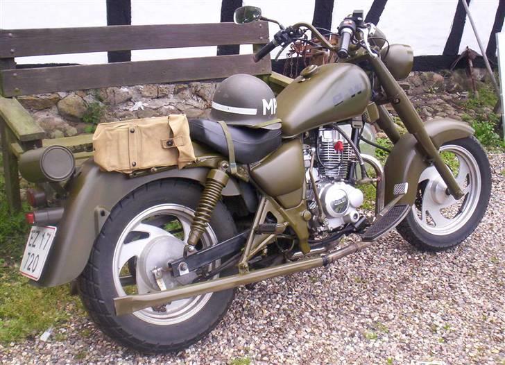 Jinlun 150-5 Army bike billede 6