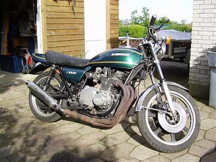 Kawasaki Z 1000 - sådan så den ud da jeg fik den billede 6