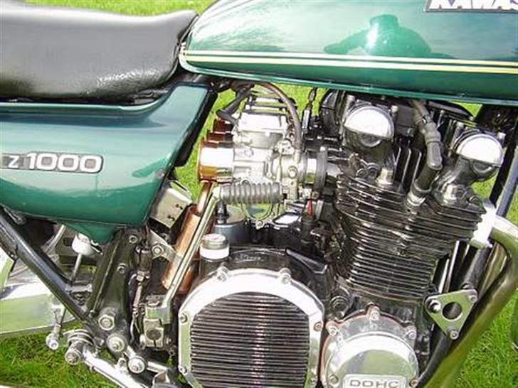 Kawasaki Z 1000 - kobber sutte flasker billede 11