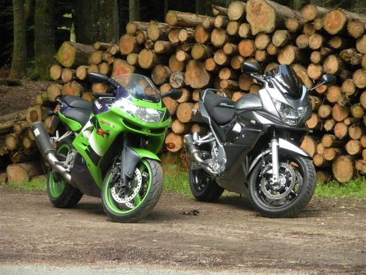 Suzuki GSF 650 SA - Lasse og jeg i skovene omkring Silkeborg, 2009 billede 9