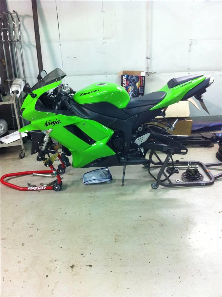 Kawasaki Ninja Zx6r SOLGT! - Nye dæk og Rims strips på vej. billede 6