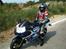 Suzuki GSX-R (solgt 2/4-14) - Den store tøs bagpå. hendes første tur: Hun var et stort smil:)